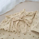 [66-90cm] ボンネットOR小花柄 オールインワン - Image 11