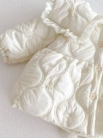 [73-110cm] キルティングリボン アウター - Image 4