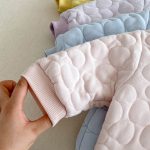 [66-90cm] マカロンカラー 刺繍 カバーオール - Image 2