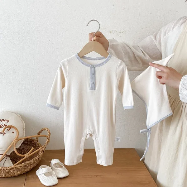 [66-90cm] 帽子付き オールインワン