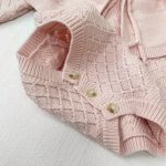 [66-90cm]透かし編み ロンパース&取り外しケープ - Image 6