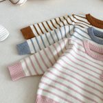 [73-120cm]ボーダー ニット セーター - Image 4