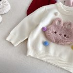 [73-120cm] ぽんぽん付き ニット セーター - Image 12