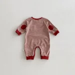 [66-90cm] ボーダー オールインワン - Image 4