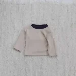 [80-130cm]シンプル クールネック トップス - Image 3