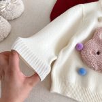 [73-120cm] ぽんぽん付き ニット セーター - Image 5