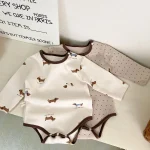 [66-90cm] ドットOR動物柄 ロンパース orボトムス - Image 9