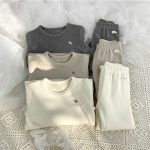 [80-150cm]無地 シンプル 肌触り良い ルームウェア - Image 2