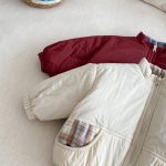 [73-120cm] 刺繍 カートゥーン リバーシブル コート - Image 18