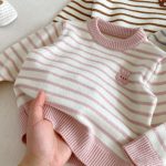 [73-120cm]ボーダー ニット セーター - Image 10