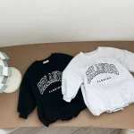 [66-100cm] 韓国風 英字柄 ロンパース - Image 10