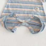 [66-90cm]ロンパース オールインワン ボーダー ベビー服 - Image 17