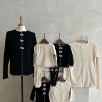 [66-90cm] リボン フリル襟 ロンパース - Image 11