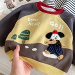 [73-120cm] キャラクター 刺繍 あったか トレーナー - Image 12