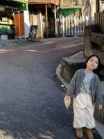 [73-100cm] ボアボア カーディガン - Image 16