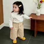 [73-120cm]シャツorボトムス カジュアル ボーダー 着心地良い - Image 6