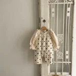 [66-90cm] ドット サロペット - Image 2