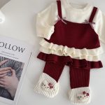 [66-90cm]可愛い レイヤード セットアップ - Image 5