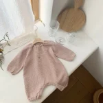 [66-100cm] 英字プリント リネン オールーインワン - Image 3