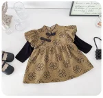 [66-100cm] 花柄 ロンパース OR ワンピース - Image 5