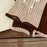 [66-90cm] ニット リブ セットアップ - Image 7