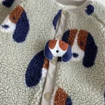 [66-90cm] パンダor犬柄 ボア オールインワン - Image 15