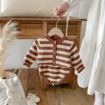 [66-90cm] ボーダーニット セットアップ - Image 6