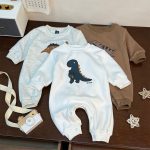 [65-90cm]ロンパース 厚手 恐竜プリント ベビー服 - Image 13