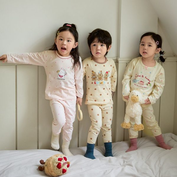 [80-150cm]カートゥン かわいさ満点 パジャマ ルームウェア