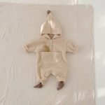 [73-90cm] 帽子付け フリース 長袖 オールインワン - Image 9