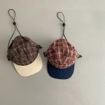 [GOODS] 親子コーデ チェック キャップ - Image 7
