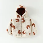 [80-110cm] ヨーロッパ風 フリースレモンorチェリー柄 オールインワン - Image 4