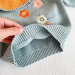 [66-100cm]フリル襟 刺繡 セットアップ