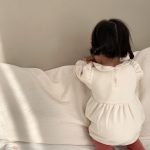 [66-90cm]レース 花刺繡 ロンパース - Image 14