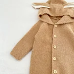 [66-90cm] ウサギ帽子 オールインワン - Image 5