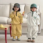 [80-150cm] 英字柄 セットアップ - Image 5