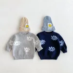 [80-130cm] 花柄 セーター - Image 11