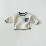 [73-100cm] シンプル ポケット付き トップス - Image 7