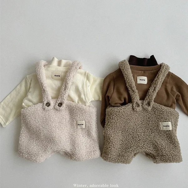 [66-90cm] ボア サロペット