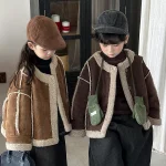 [80-140cm] シンプル ポケット付き トップス