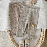 [66-100cm] 小花柄 レギンス - Image 16