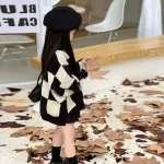 [90-140cm] チェック セーター or パンツ