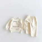 [80-130cm]英字 カジュアル セットアップ - Image 4