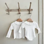 [66-90cm] フリル襟 ロンパース - Image 5