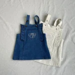 [73-100cm] リボン サロペット - Image 6