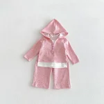 [73-110cm]セットアップ フィード付き おしゃれ トレンド フード付き - Image 4