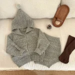 [73-110cm] フーディ付き セットアップ - Image 3