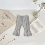 [73-110cm] リボンリブ パンツ - Image 7