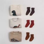 [65-90cm]ロンパース 厚手 恐竜プリント ベビー服 - Image 14