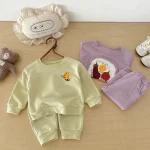 [73-110cm]セットアップ パン柄 可愛い 着心地良い - Image 4